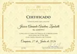 Certificado oficial de Design de Sobrancelhas de Jess Zambotti